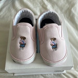 NEW ralph lauren baby shoes canvas